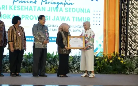 Bank Jatim Raih Penghargaan Berkat Kontribusinya dalam Pelayanan Kesehatan Mental