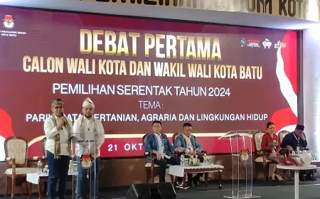 Debat Perdana, Tiga Paslon Pilkada Batu Tunjukkan Keunggulan Masing-Masing