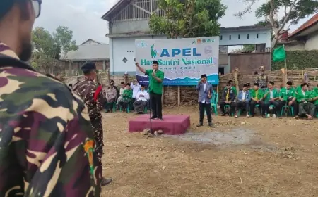 Peringati HSN 2024, Ansor Probolinggo Gelar Apel Bersama Banom NU Lain