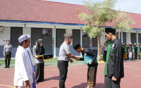 Momentum HSN, 53 WBP Lapas Pasuruan Dikukuhkan sebagai Calon Santri Angkatan XV
