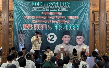 Ratusan Warga Pasuruan Merapatkan Barisan ke Pasangan Rubih