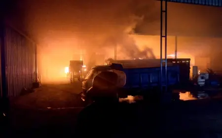 Pabrik Pakan Ternak di Jombang Dilalap Si Jago Merah, Kerugian DItaksir Ratusan Juta Rupiah