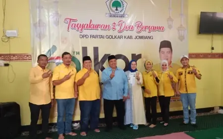 HUT ke-60 Golkar, Pasangan WaRsa Dapat Dukungan Penuh dari Kader Beringin Jombang