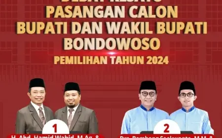 Catat Tema dan Aturan Debat Perdana Pilkada Bondowoso