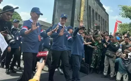Rombongan Menteri Kabinet Merah Putih Kembali ke Jakarta usai Retret Empat Hari di Akmil Magelang