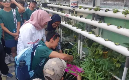 Urban Farming Kampoeng Oase Songo Jadi Magnet Edukasi Internasional