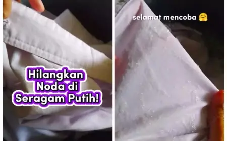 Cara Ampuh Bersihkan Seragam Putih tanpa Pemutih