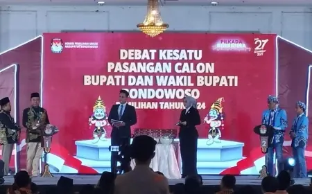 Debat Perdana Pilkada Bondowoso, Ini Jawaban Paslon atas Pertanyaan Panelis