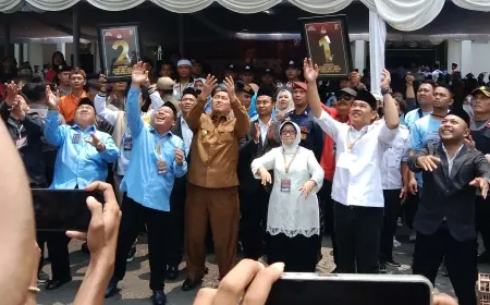 Hasil Survei LSI Denny JA, Pasangan WaRsa Cenderung Unggul Dibanding Pasangan MuRah di Pilkada Jombang 2024