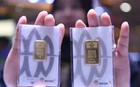Harga Emas Antam Mencapai Rekor Tertinggi