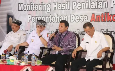 Pj Bupati Bojonegoro Apresiasi Capaian Desa Kedungsumber dalam Penilaian Desa Antikorupsi