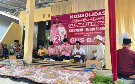 Relawan Kipra Jember Siap Menangkan Gus Fawait-Djoko di Pilkada 2024