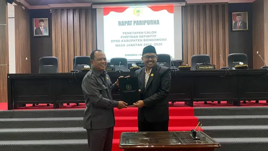 Pimpinan DPRD Bondowoso Ditetapkan, Ini Formasinya