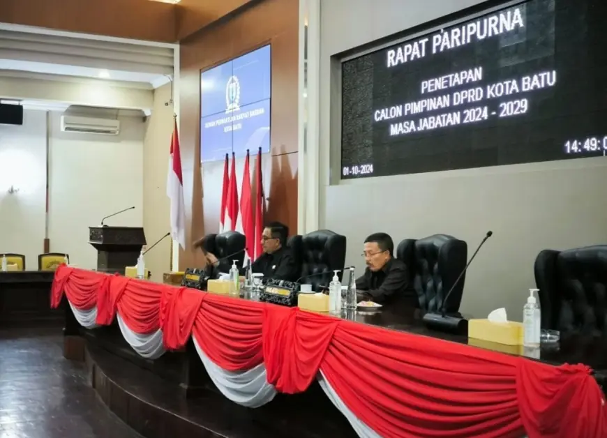 Ketua DPRD Kota Batu Disahkan, Pembentukan AKD Masih Proses