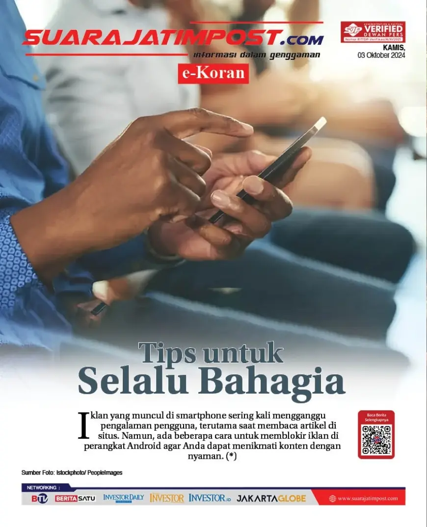 eKoran, Edisi Kamis, 3 Oktober 2024