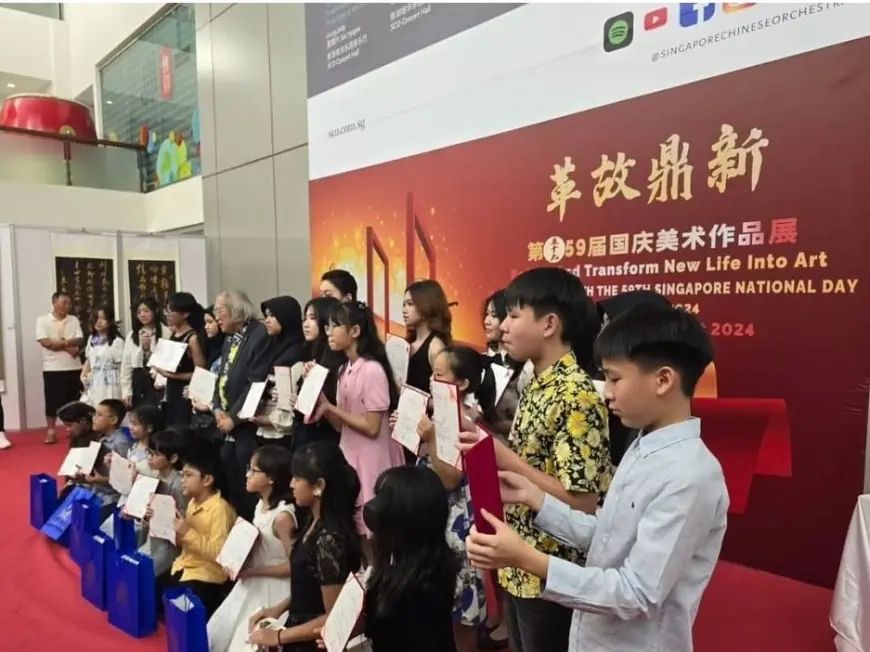 Dua Siswa Lotus Art Courses Sabet Gelar di 3rd Singapore International Art Tournament (SIAT) 2024