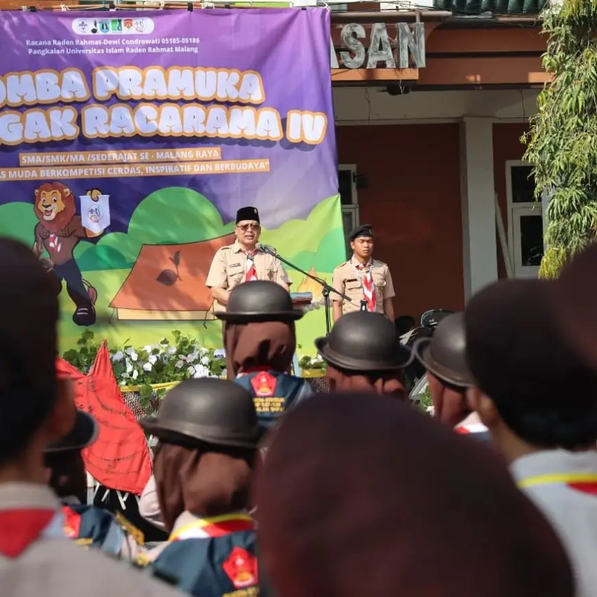 Plt. Bupati Malang Buka Lomba Pramuka Penggerak Racarama IV danTekankan Pentingnya Proses Pembelajaran