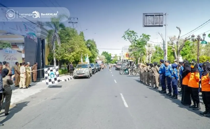 Semarak Kirab Pataka Jadi Pesan Kesejahteraan dan Harmoni untuk Masyarakat Lamongan