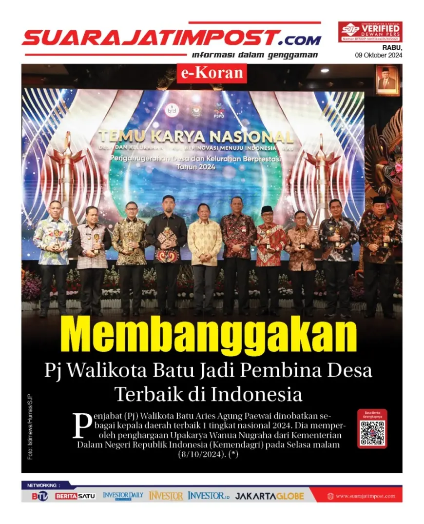 eKoran, Edisi Rabu, 9 Oktober 2024