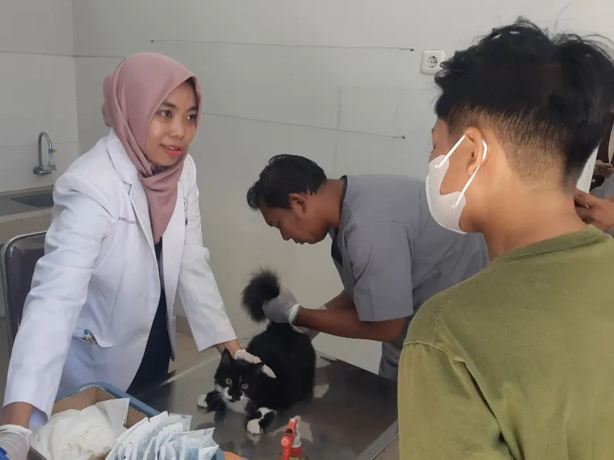 Vaksinasi Rabies Gratis Disnak Jatim di Peringatan Hari Rabies Sedunia 2024