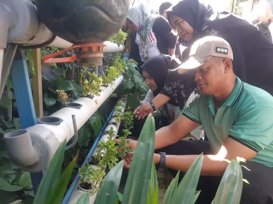 Jadi Rujukan: Penggiat Lingkungan dari Kabupaten Kediri Lakukan Studi Lapangan ke Kampoeng Oase Ondomohen Surabaya