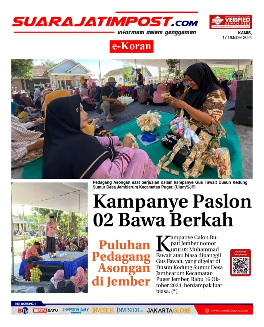 eKoran, Edisi Kamis, 17 Oktober 2024