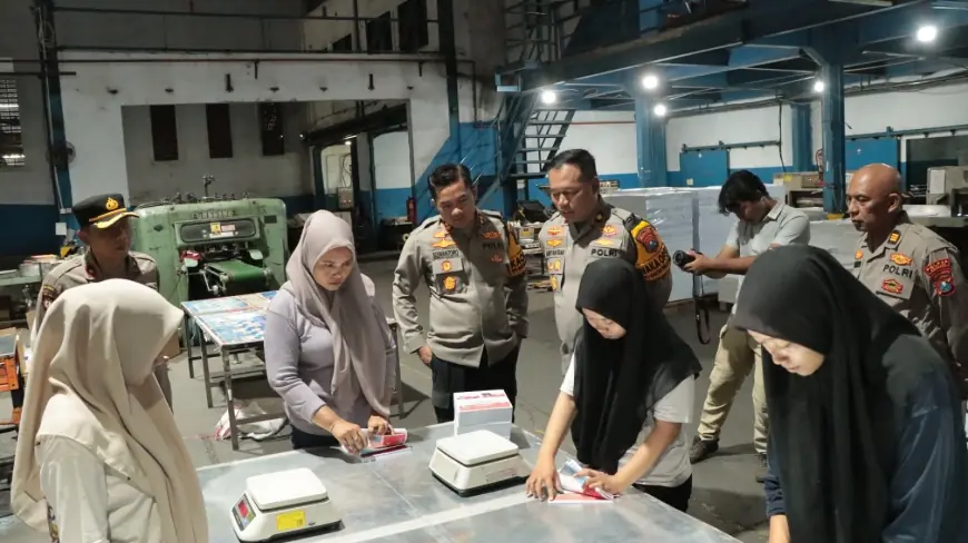 Jelang Pilkada, Polres Nganjuk Intensif Amankan Produksi Surat Suara