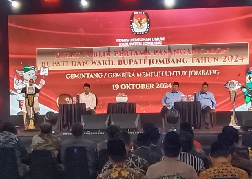 Debat Perdana Pilbup Jombang, Kedua Paslon Adu Visi Misi