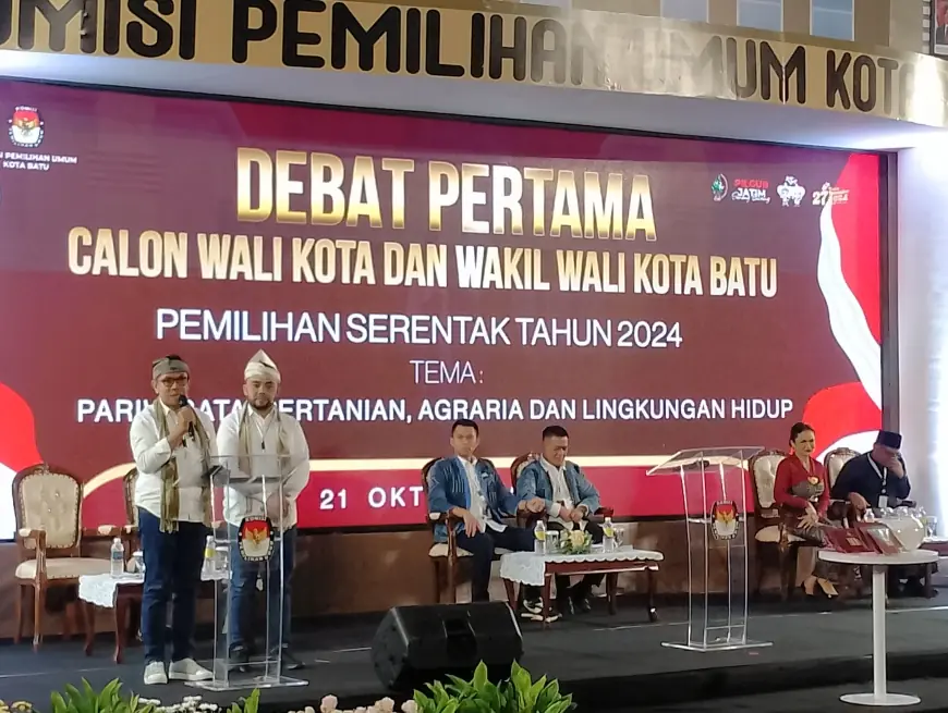 Debat Perdana, Tiga Paslon Pilkada Batu Tunjukkan Keunggulan Masing-Masing