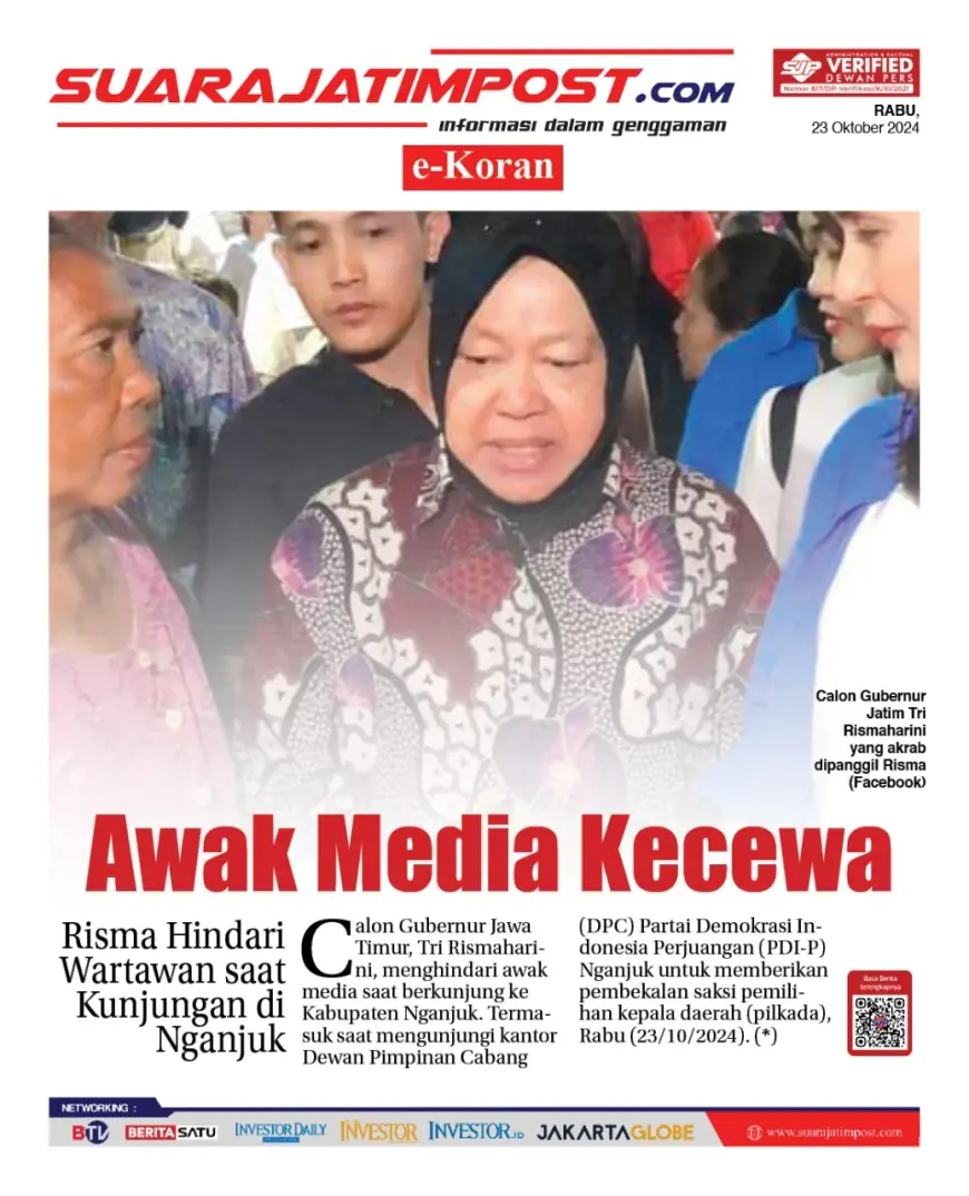 eKoran, Edisi Rabu, 23 Oktober 2024