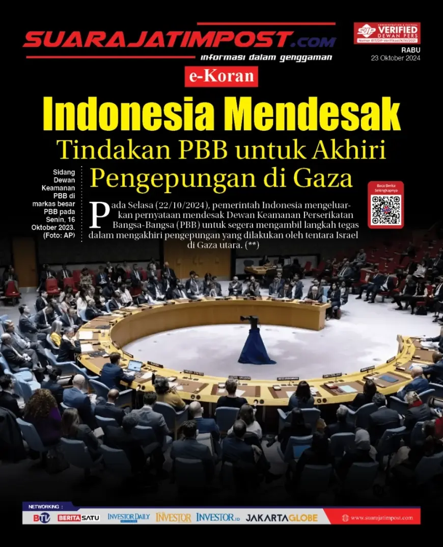 eKoran, Edisi Rabu, 23 Oktober 2024