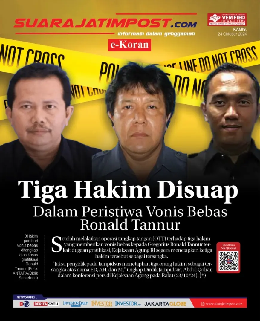 eKoran, Edisi Kamis, 24 Oktober 2024