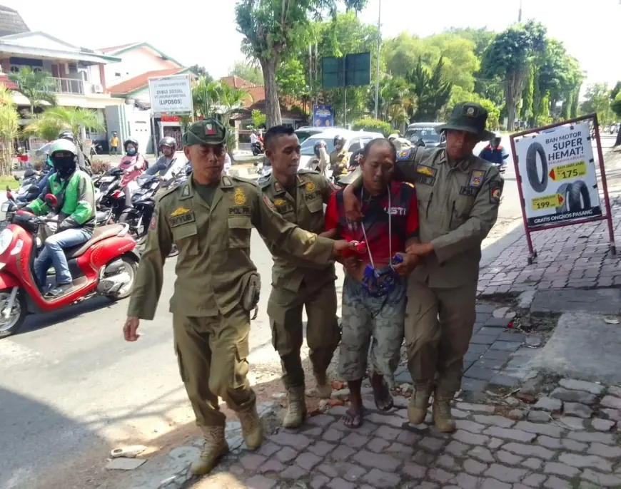 Tiga Elemen Gabungan di Jember Berkolaborasi Razia PMKS 