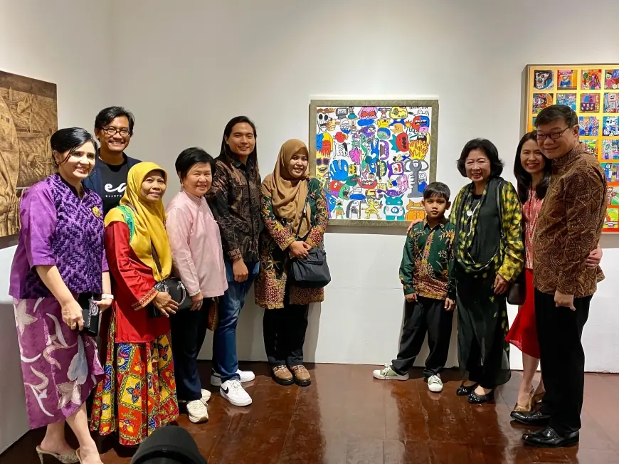 Ali Akhtar, Bocah 9 Tahun Curi Perhatian di UOB Painting of the Year 2024