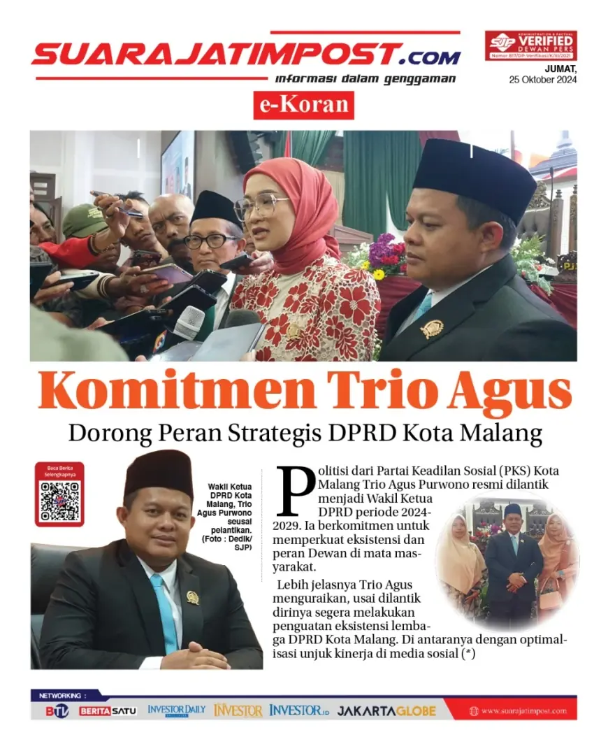 eKoran, Edisi Jumat, 25 Oktober 2024