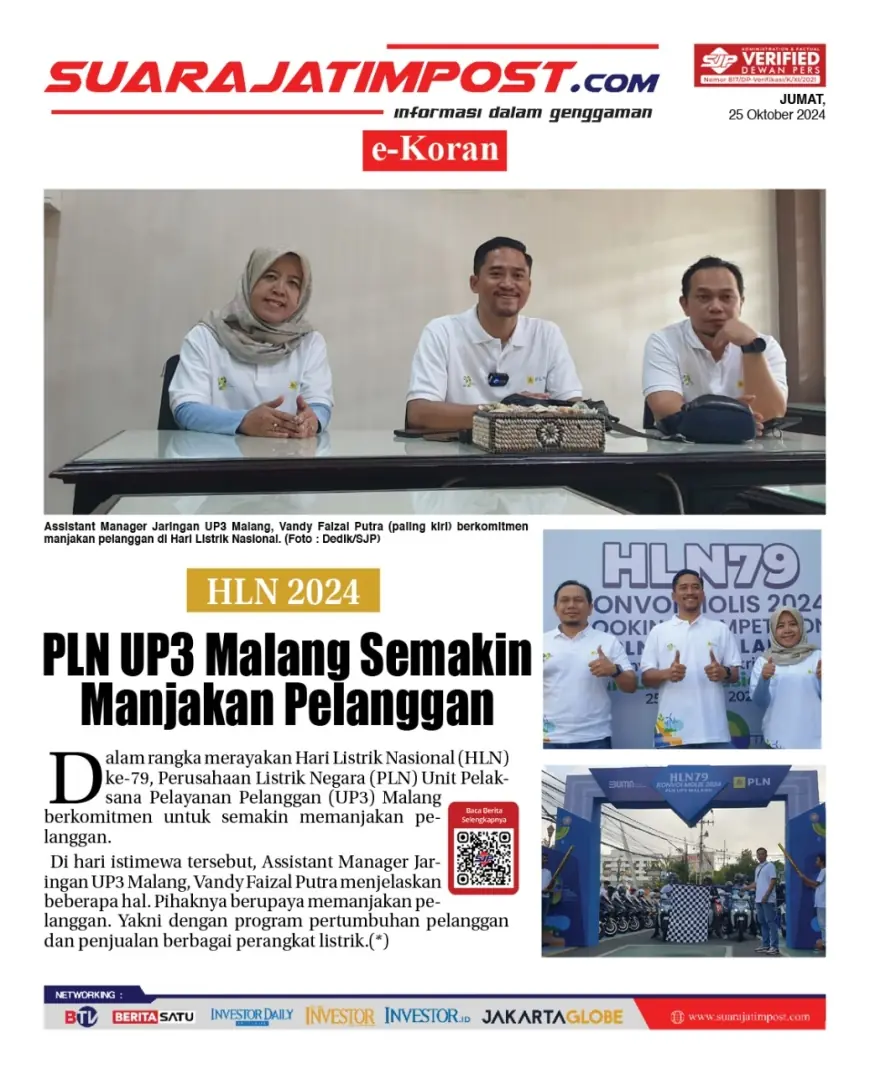 eKoran, Edisi Jumat, 25 Oktober 2024