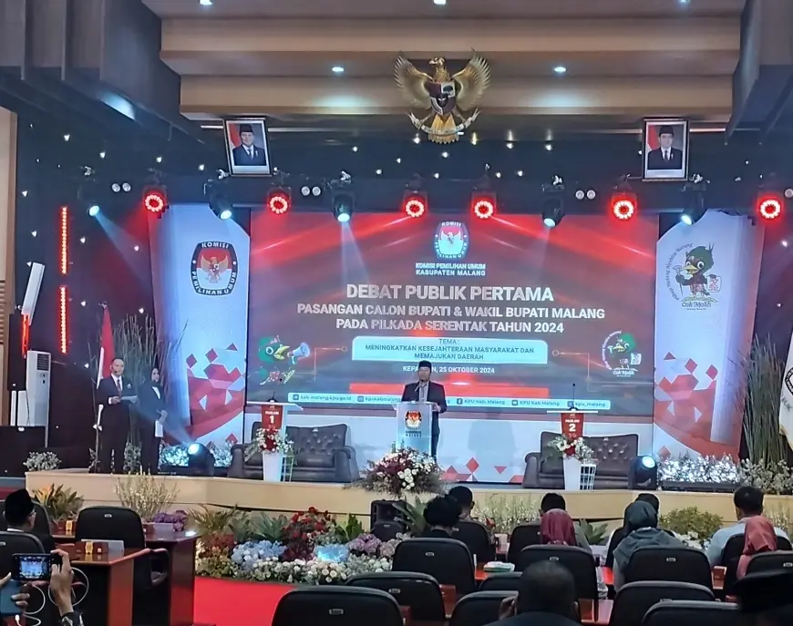 Debat Publik, KPU Kabupaten Malang Harap Semua Paslon Sampaikan Program Komprehensif