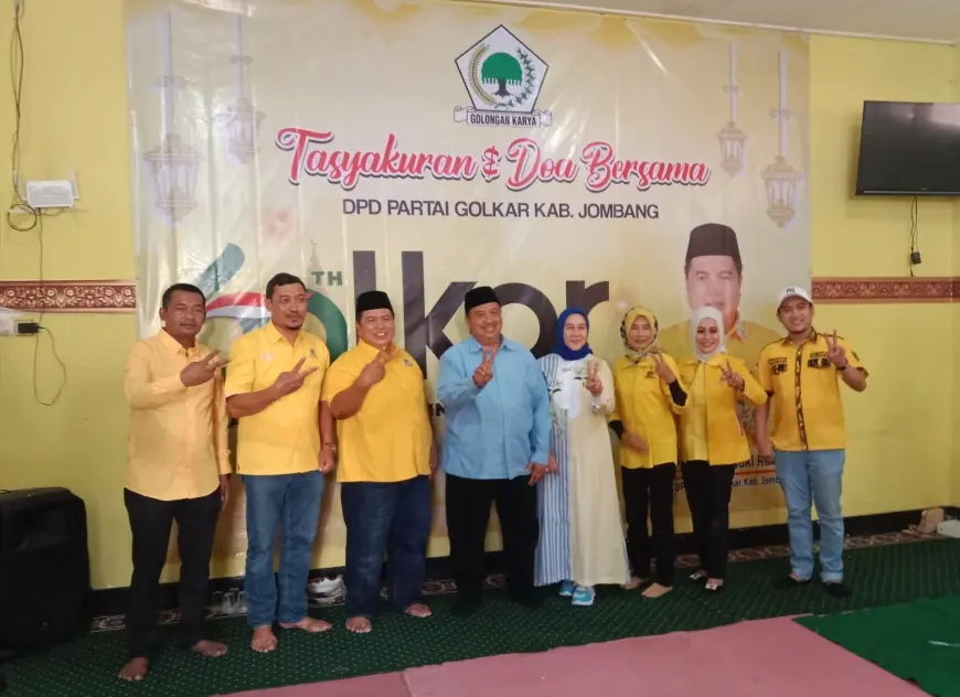 HUT ke-60 Golkar, Pasangan WaRsa Dapat Dukungan Penuh dari Kader Beringin Jombang