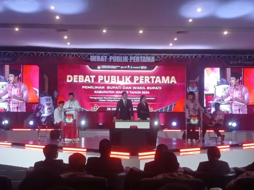 Debat Publik Pilkada Jember, Paslon 02: Banyak Gumuk Hilang Tapi Masyarakat Belum Sejahtera