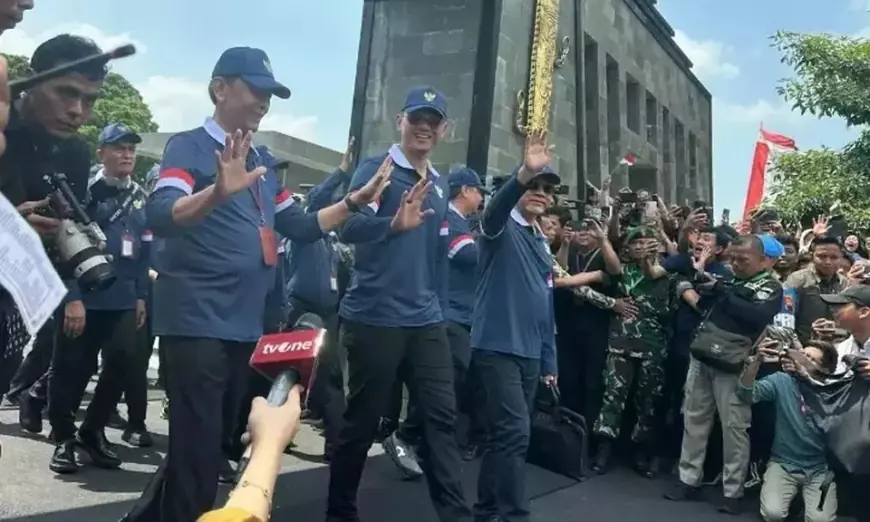 Rombongan Menteri Kabinet Merah Putih Kembali ke Jakarta usai Retret Empat Hari di Akmil Magelang