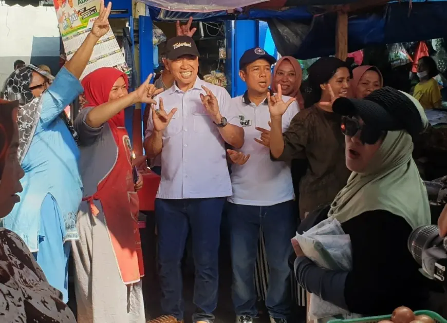 Demi Bertemu Abah Anton, Pedagang Pasar Kebalen Malang Rela Tinggalkan Barang Dagangannya