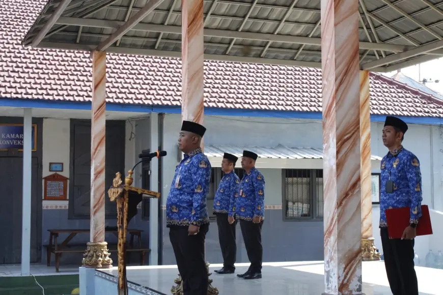 Peringati Sumpah Pemuda ke-96, Lapas Pasuruan Gelar Upacara Bersama Warga Binaan