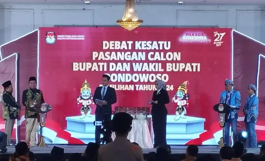 Debat Perdana Pilkada Bondowoso, Ini Jawaban Paslon atas Pertanyaan Panelis