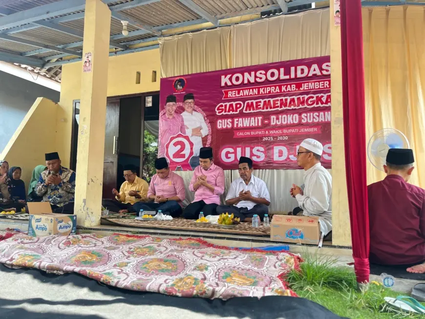 Relawan Kipra Jember Siap Menangkan Gus Fawait-Djoko di Pilkada 2024