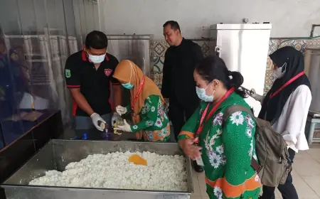 Kualitas Mamin di Lapas Pasuruan Diuji untuk Perpanjangan Sertifikat Higiene Sanitasi