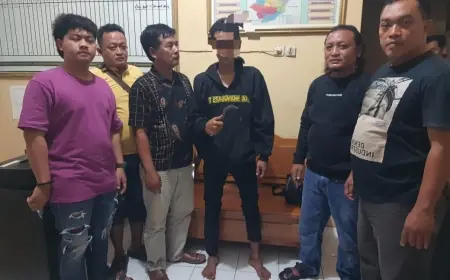 Polisi Nganjuk Bekuk Terduga Pelaku Penganiayaan dengan Sajam