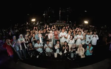 Relawan Pak Mbois dan SAM Kompak Deklarasikan Paslon WALI untuk Kota Malang Lebih Baik