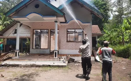 Jelang Pesta Pernikahan, Rumah Warga di Jember Ludes Terbakar