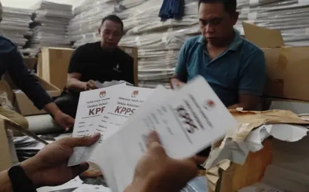 KPU Jombang Mulai Lakukan Pengepakan Surat Suara, Ditarget selesai 6 Hari