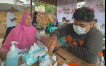 Paslon NH Berikan Pengobatan Gratis untuk Ibu Hamil di Kota Batu